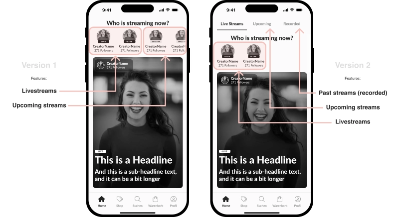Recorded replays to prevent empty sessions